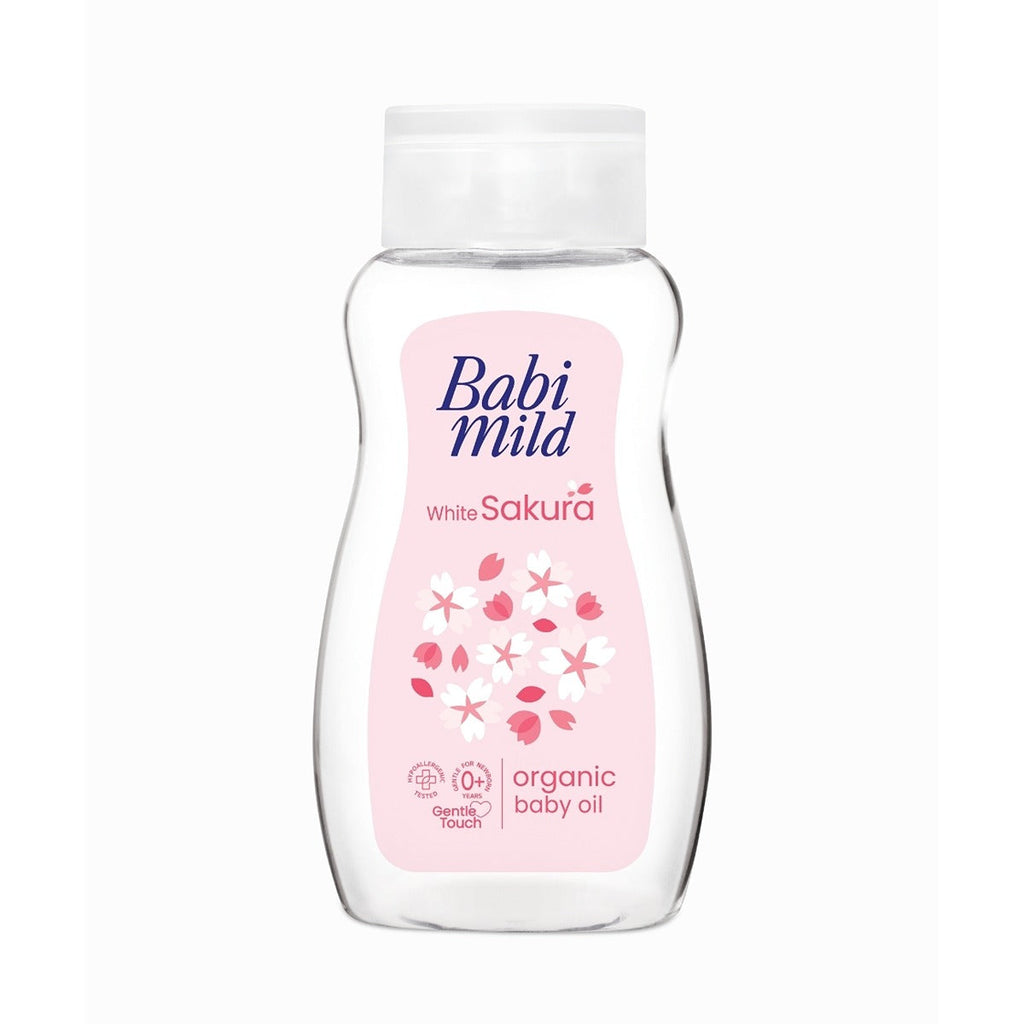 Babi Mild - White Sakura Organic Baby Oil - 100ml