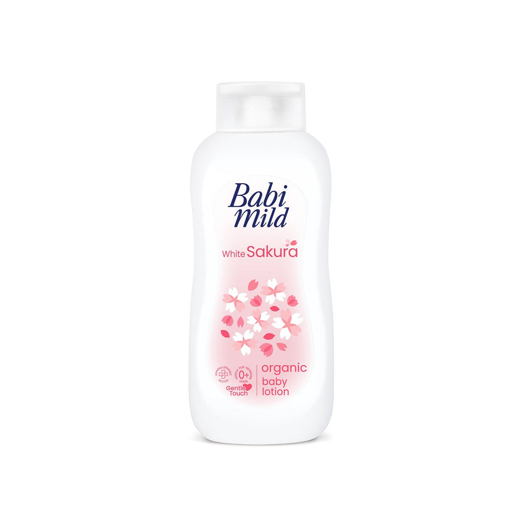 Babi Mild - White Sakura Organic Baby Lotion - 180ml