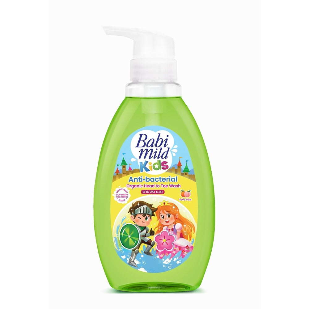 Babi Mild - Kids Soda Popz Head & Body Baby Bath - 390ml